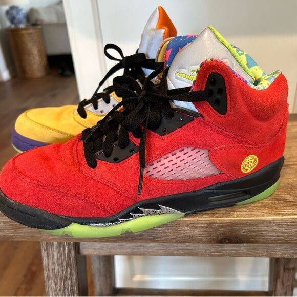 - Boy’s Jordan 5 Retro “What The..” Size 7Y no insoles - Picture 4 of 11